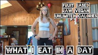 What I Eat in a Day Fruit-based Raw Vegan Unlimited Calories