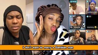 I døn't want to marry a Gamb!an man