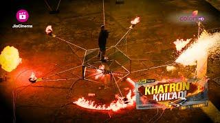 Rohit का Fire Ring Blast Stunt! | Khatron Ke Khiladi S14