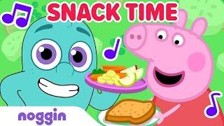 Snack Time Song w/ Peppa Pig + Blaze!  Routine Tunes #3 | Daily Routines for Kids