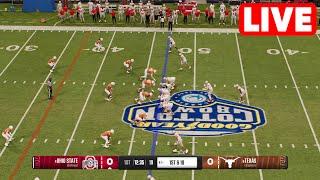 NCAAF LIVE Ohio State vs. Texas | CFP Semifinal Cotton Bowl Full Game - 2025 College Football 25