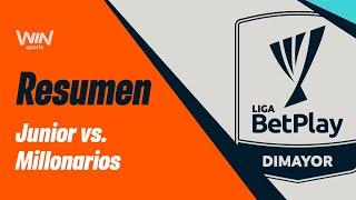 Junior vs. Millonarios (resumen) | Liga BetPlay Dimayor 2024-2 | Fecha 17