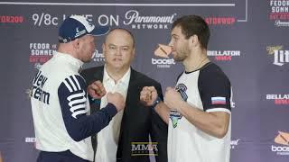 Bellator 208: Fedor vs. Sonnen Press Conference Staredowns - MMA Fighting