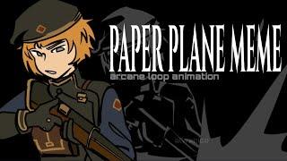 [FW] Paper plane meme // Arcane loop animation