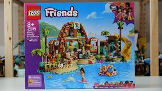 LEGO Friends 42673 Family Holiday Beach Resort Speed Build