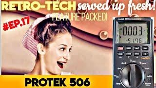 RETRO-TECH ○ PROTEK 506 Vintage Multimeter Mini Review & Teardown (1995)