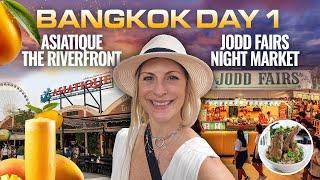 Exploring Bangkok Day 1 | Asiatique the Riverfront & Jodd Fairs Night Market  | Thailand