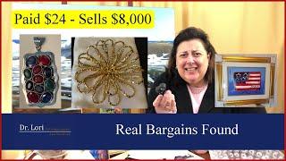 Real Bargains Found: Art Deco Pawn Shop Jewelry, Christian Dior, Peter Max Art, more by Dr. Lori