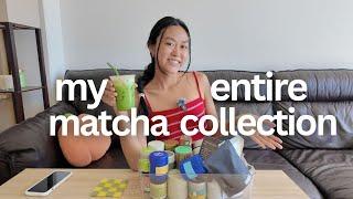 ENTIRE MATCHA COLLECTION - all of my current matcha powders