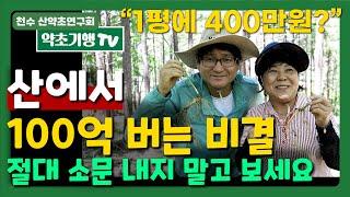 산에서 100억 버는 비결 절대 소문내지 마세요