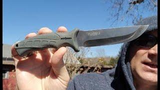 Camillus 9.5" Titanium fixed blade knife review