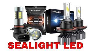 SEALIGHT LED Headlight and Fog light bulb Review and Installation on S197 Ford Mustang comparison