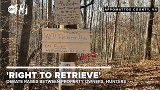 'Right to Retrieve' law sparks debate on hunting traditions, property rights