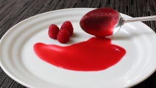 Fresh Raspberry Sauce Recipe - How to Make Fresh Raspberry Coulis - Valentine's Day Special