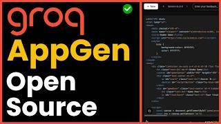 FREE GroqLabs AppGen Fastest AI Coding Agent! Open Source Llama 3.3 + Groq [Self Hosted]