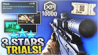 Modern Warfare: NEW How to Play TRIALS! 3 Stars to Level Up Fast, Earn More XP (COD MW PS4 Gameplay)