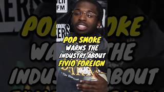 Pop Smoke tells the future of Fivio Foreign’s Career **UNBELIEVABLE** ￼#fivioforeign #popsmoke #wow