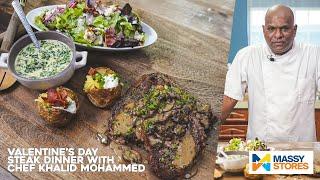 Valentine's Day - Steak Dinner For Two with Chef Khalid Mohammed