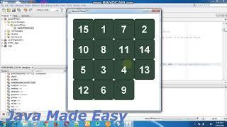 Puzzle game in java