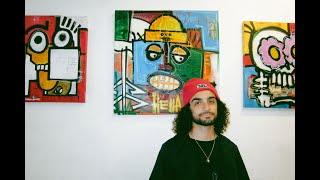 Interview with artist Anthony Sims at Hella Positive in Oakland, CA.