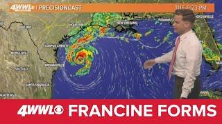 Monday 10 AM Tropical Update: Tropical Storm Francine forms