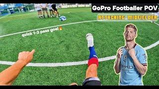 I Played as an Attacking Midfielder | Kevin De Bruyne GoPro POV | 11 vs 11