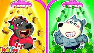 Wolfoo Found a Magic Toy Shower That Teaches You to Be Healthy  Good Habits  Wolfoo Kids Cartoon