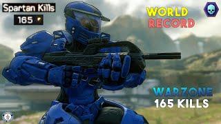 165 KILLS WORLD RECORD WARZONE GAMEPLAY - Halo 5 (2PPK)