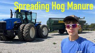 Spreading Hog Manure!!!! Big things to Come!!!!