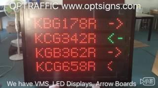 OPTRAFFIC CUSTOM TRAIN STATION LED DISPLAYS