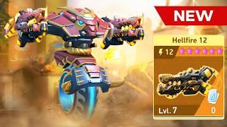 NEW WEAPON Hellfire 12 with Killshot - Minigun 12 - Mech Arena