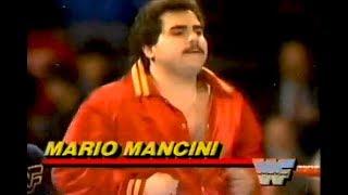 Wrestling “Jobber” Mario Mancini; 1985