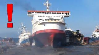 TOP 10 SHIP CRASHES Caught on Video