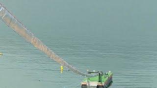 The Salmon Cannon’ sorts and shoots fish over a dam