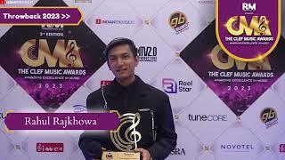 Artist Rahul Rajkhowa - Clef Music Awards will give hope to kids in the future to pursue music