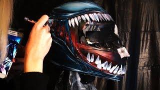 VENOM - MOTO helmet painting