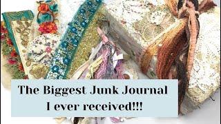 The Biggest Junk Journal I've Ever Received! It's Stunning!