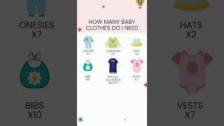 How Many Baby Clothes Do You Need?