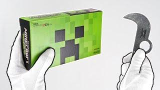 Minecraft "CREEPER EDITION" Console Unboxing! (New Nintendo 2DS XL)