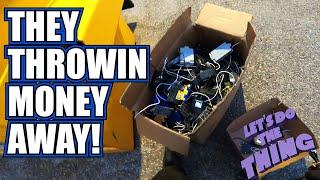 Dumpster Diving At Electricians For Scrap Copper! Is It Worth It?