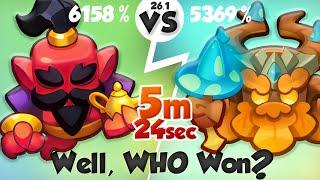 GENIE take it to TREANT But WHO WON? 5 min 24 sec | PVP Rush Royale