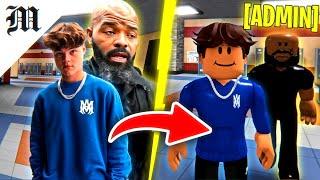 I HIRED a ADMIN BODYGUARD in ROBLOX FIGHT IN A SCHOOL