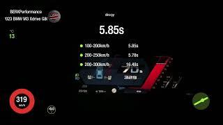 680HP & 850NM BMW M3 G80 100-200 IN 5.8S AND TOP SPEED RUN 331KPH / 206MPH