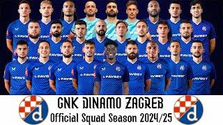 GNK Dinamo Zagreb Official Squad Season 2024/25 | Super HNL 24/25 | UEFA Champions League 2024/25