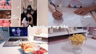 a week in my life️ study week ,meet up with friends | ft.CAMBLY