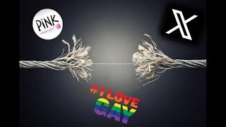 X (formerly Twitter) Bans Pink Media & #ILoveGay Network, suppressing over 1 Million LGBTQ Voices.