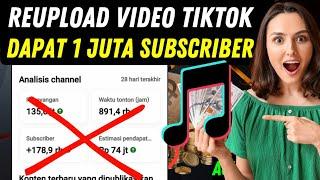 Bukti Nyata‼️ Reupload Video TikTok Dapat 1 Juta Subscriber, Gajinya Bikin Kaget