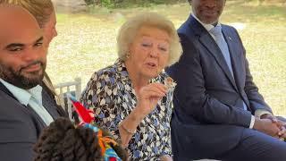 Prinses Beatrix plant boompje in Emilio Wilson Park