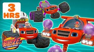 Blaze Transforms into a Submersible, Knight & More! | 3 HOURS | Blaze and the Monster Machines