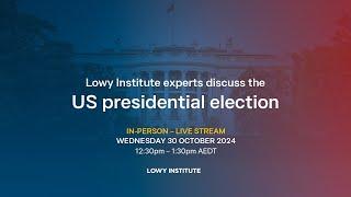 Lowy Institute experts discuss the US presidential election